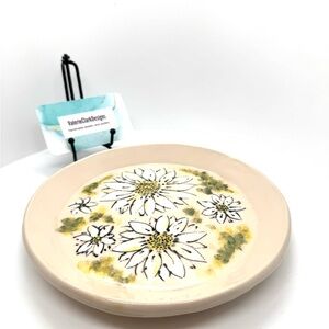 Floral Ceramic Plate